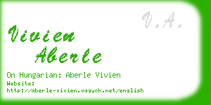 vivien aberle business card